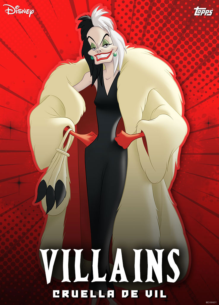 Disney Collect Topps Digital Villains Series 4 W/Award 