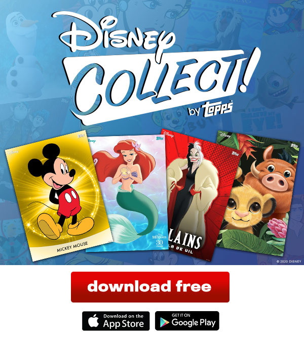 TOPPS DISNEY COLLECT DIGITAL DAILY JANUARY FULL SET CARDS * GDL 31 